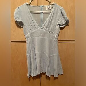 Light Blue Mini Dress